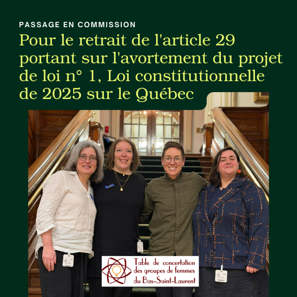 Article 29 sur l'avortement : Le ministre jolin-Barette recule!